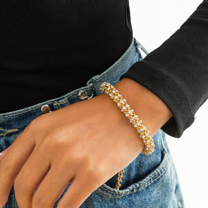 Link, Chain Luxury Iced Out Rhinestone Statement Link Bracelet For Women Punk Full On Hand Jewelry Gift
Link, Chain Luxury Iced Out Rhinestone Statement Link Bracelet For Women Punk Full On Hand Jewelry Gift