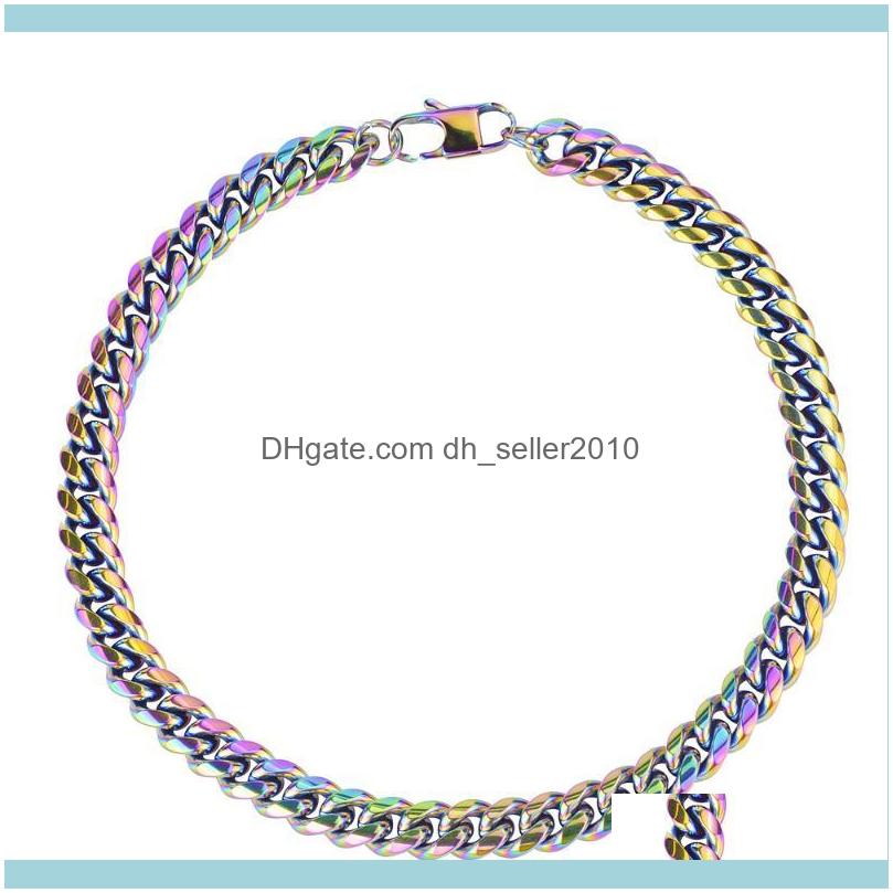 Necklaces & Pendants Jewelrycuban Chain Necklace For Men Rainbow Hip Hop Jewelry Rock Punk 12Mm Stainless Steel Vintage Women Choker Male Gi
Necklaces & Pendants Jewelrycuban Chain Necklace For Men Rainbow Hip Hop Jewelry Rock Punk 12Mm Stainless Steel Vintage Women Choker Male Gi