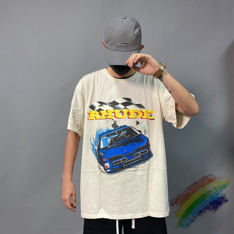 2021 New Rhude t Shirt Men Women 1:1 High Quality Racing Printing Short Sleeve T-shirt Tops Tee 285s
2021 New Rhude t Shirt Men Women 1:1 High Quality Racing Printing Short Sleeve T-shirt Tops Tee 285s