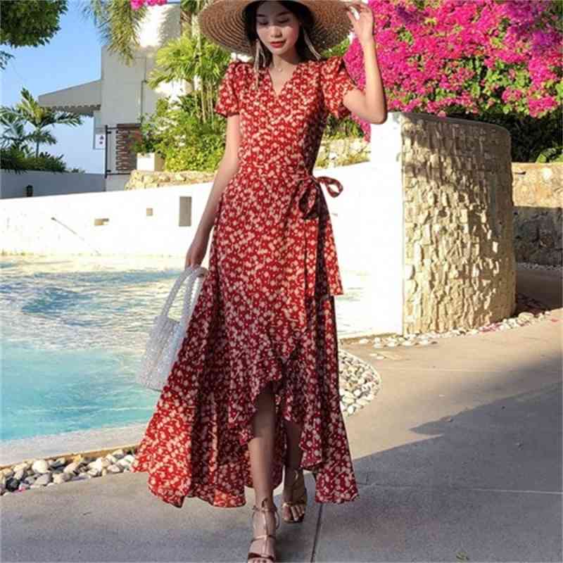 Bohemia Summer Women Dresses Sexy Floral Print Beach Long Maxi Fashion Plus Size Split Casual Ladies 210601, Blue
Bohemia Summer Women Dresses Sexy Floral Print Beach Long Maxi Fashion Plus Size Split Casual Ladies 210601, Blue