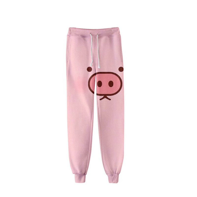 Cute Pig 3d printed Pants women men Hip Hop kawaii Pig Trousers Fashion harajuku High Quality Cartoon Lucky Pig Sweatpants J0311, Black;white
Cute Pig 3d printed Pants women men Hip Hop kawaii Pig Trousers Fashion harajuku High Quality Cartoon Lucky Pig Sweatpants J0311, Black;white