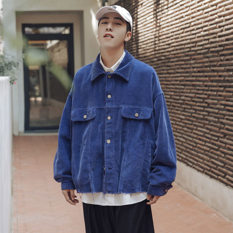 2021 New Autumn Corduroy Men's Fashion Solid Color Retro Casual Jacket Men Streetwear Loose Korean Short Jackets Coat Mens -xl Diiz, Black
2021 New Autumn Corduroy Men's Fashion Solid Color Retro Casual Jacket Men Streetwear Loose Korean Short Jackets Coat Mens -xl Diiz, Black
