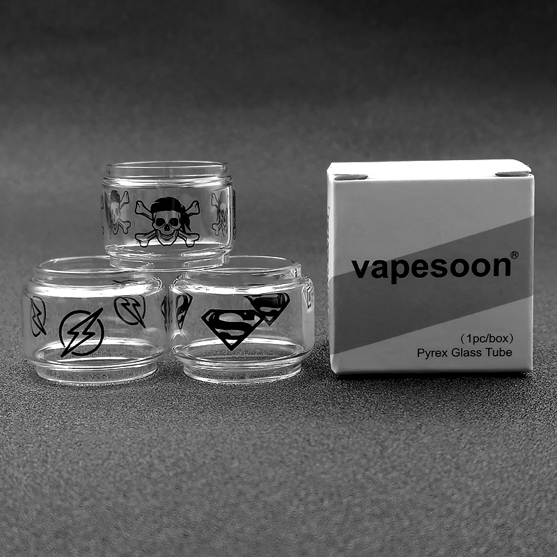 Authentic VapeSoon Replacement Bubble Glass Tube For Zeus Subohm 5ML TANK Flash Superman Pirate Style Retail Package Support OEM
Authentic VapeSoon Replacement Bubble Glass Tube For Zeus Subohm 5ML TANK Flash Superman Pirate Style Retail Package Support OEM