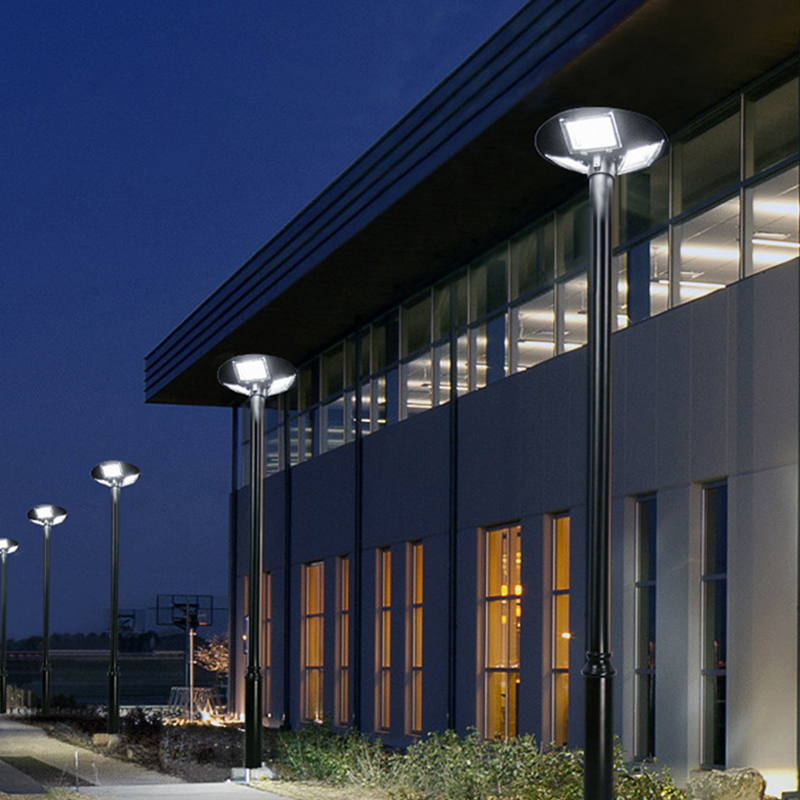 Solar UFO Lamp 150W 250W 300W 500W 1000W 3 5 heads Round IP65 Waterproof Integrated Street Light