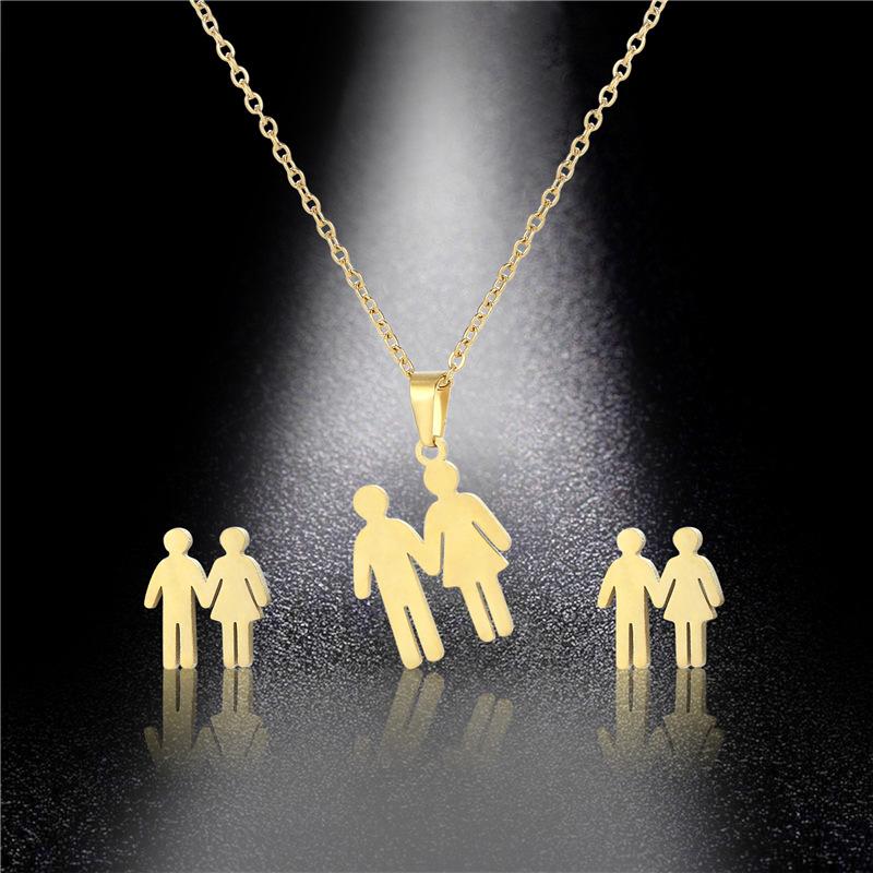 Earrings & Necklace Stainless Steel Minimalist Jewelry Set Father Mother Men Women Couple Hip Hop Punk Choker Party Gift Not Fade, Silver
Earrings & Necklace Stainless Steel Minimalist Jewelry Set Father Mother Men Women Couple Hip Hop Punk Choker Party Gift Not Fade, Silver