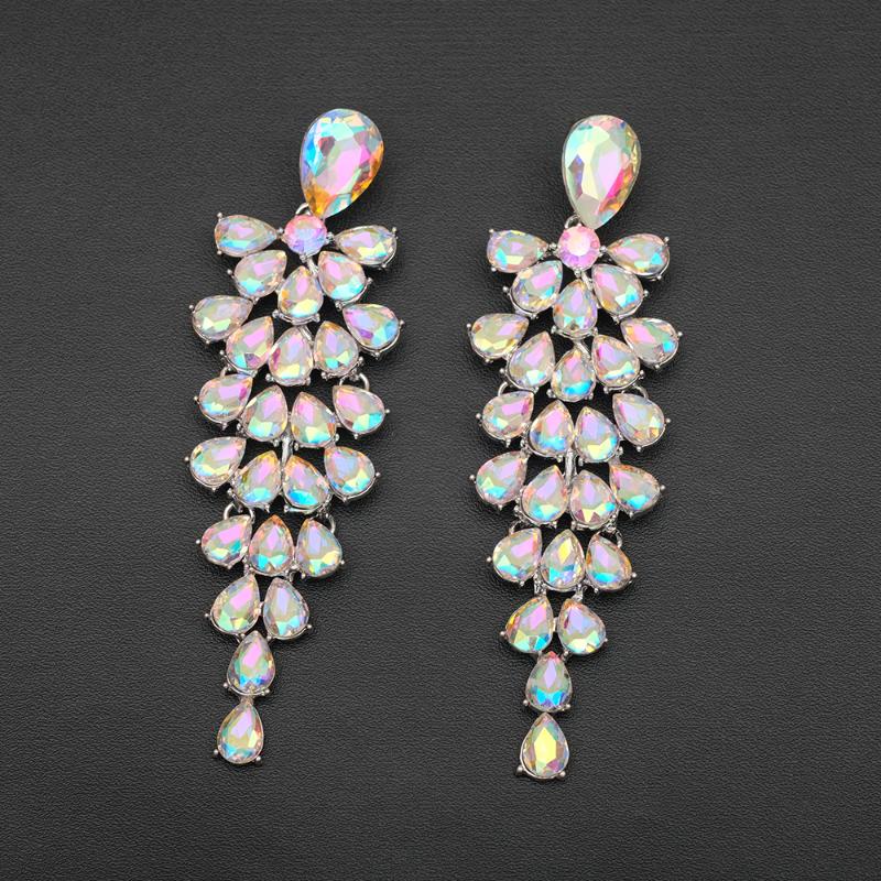 Dangle & Chandelier Fashion AB Austrian Crystal Bridal Big Exaggerated Long Earrings Rhinestone Wedding For Bride Bridesmaids
Dangle & Chandelier Fashion AB Austrian Crystal Bridal Big Exaggerated Long Earrings Rhinestone Wedding For Bride Bridesmaids