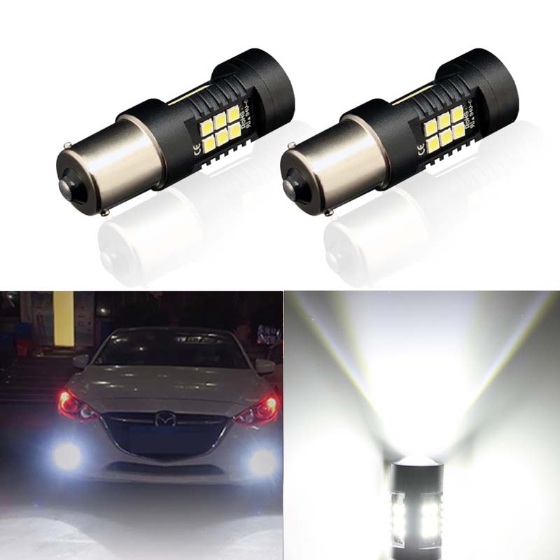 Car LED Bulb Headlights 1156 BA15S P21W BAU15S PY21W BAY15D 1157 P21/5W R5W 3030SMD Auto Lamp Bulbs Vehicle Light Night Lights Fog Raining Turn Signal