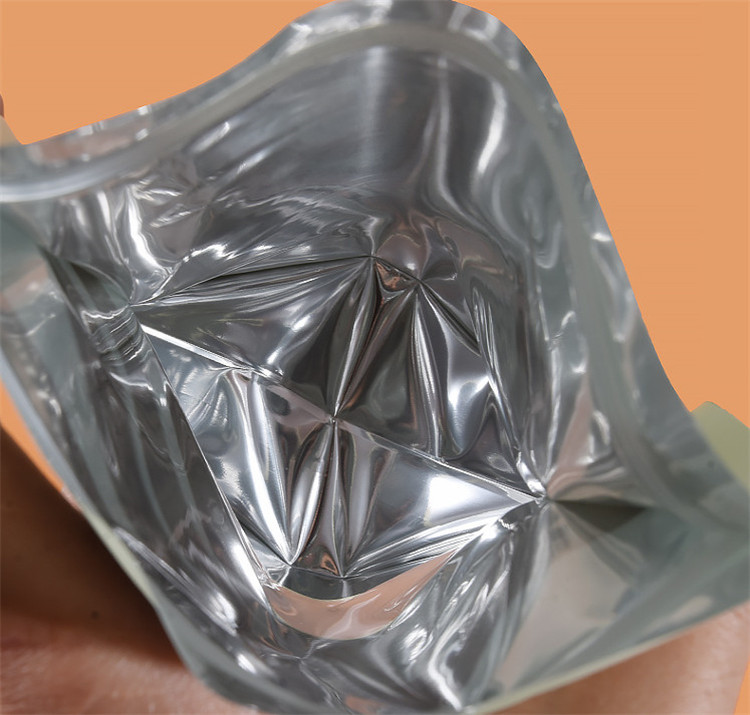 100pcs Matte Blue Window Zip Lock Aluminum Foil Bag Stand up Resealable Coffee Powder Snack Nuts Cereals Xmas Wedding Gifts Heat Sealing Packaging Pou