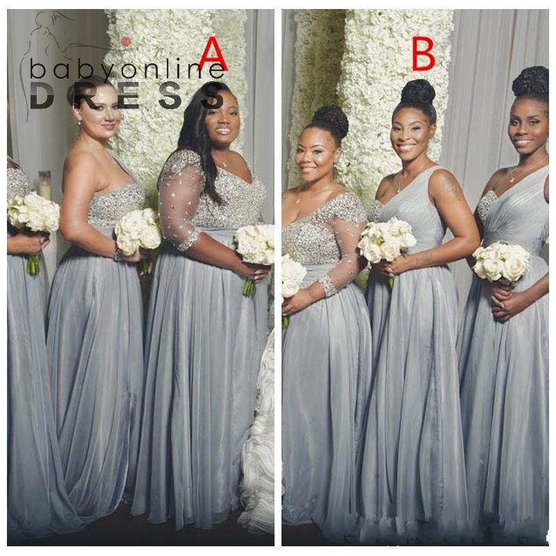 Bling Bling Silver Arabic Bridesmaid Dresses One Shoulder Beaded Sequines Chiffon Evening Dresses Sexy Modest Maid Of Honor Party Gowns
Bling Bling Silver Arabic Bridesmaid Dresses One Shoulder Beaded Sequines Chiffon Evening Dresses Sexy Modest Maid Of Honor Party Gowns