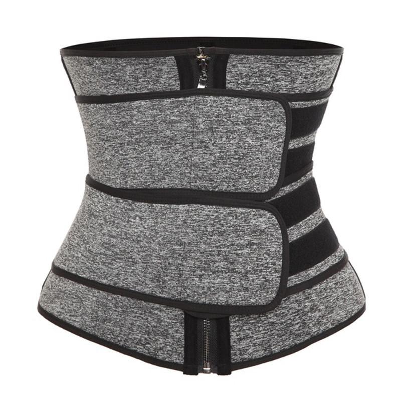 

Women' Shapers Women Slimming Waist Trainer Neoprene Belt Girdle Corset Tummy Body Shaper Shapewear Fat Burning Fitness Modeling Strap, Gray