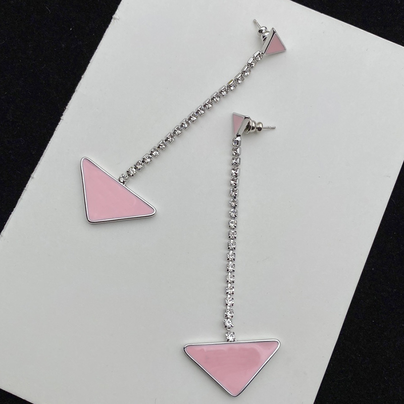 Fashion Triangle Earrings Women Designer Earrings For Women Jewelry Designers Studs Charm Earring Luxurys Dangle Triangle Stud 21122962XS-image