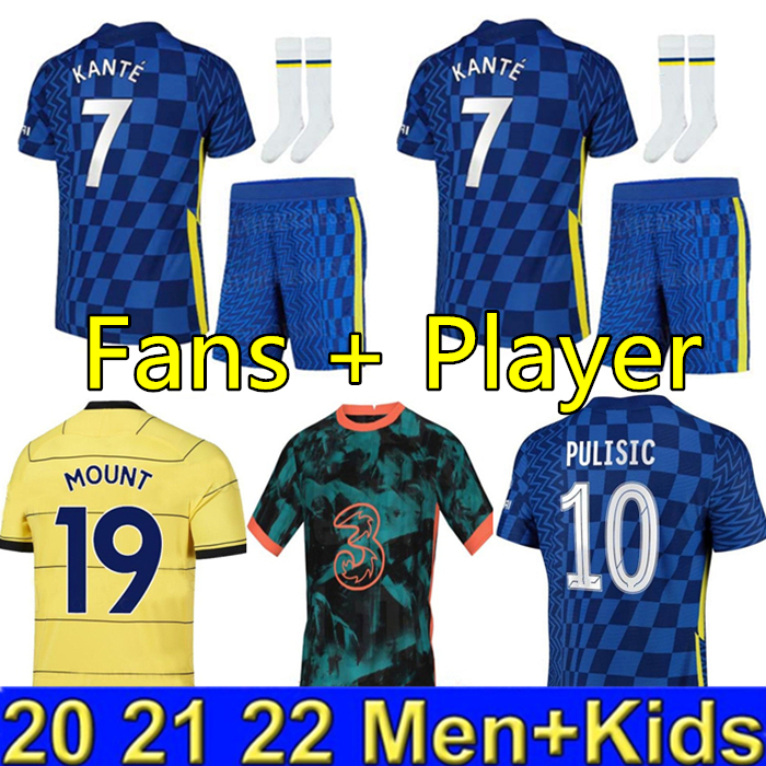 Player fans version 21 22 WERNER PULISIC KANTE Men soccer jerseys + Kids sets uniform with socks MOUNT CHILWELL ZIYECH 2021 2022 season home blue Football kits shirts, Away
Player fans version 21 22 WERNER PULISIC KANTE Men soccer jerseys + Kids sets uniform with socks MOUNT CHILWELL ZIYECH 2021 2022 season home blue Football kits shirts, Away