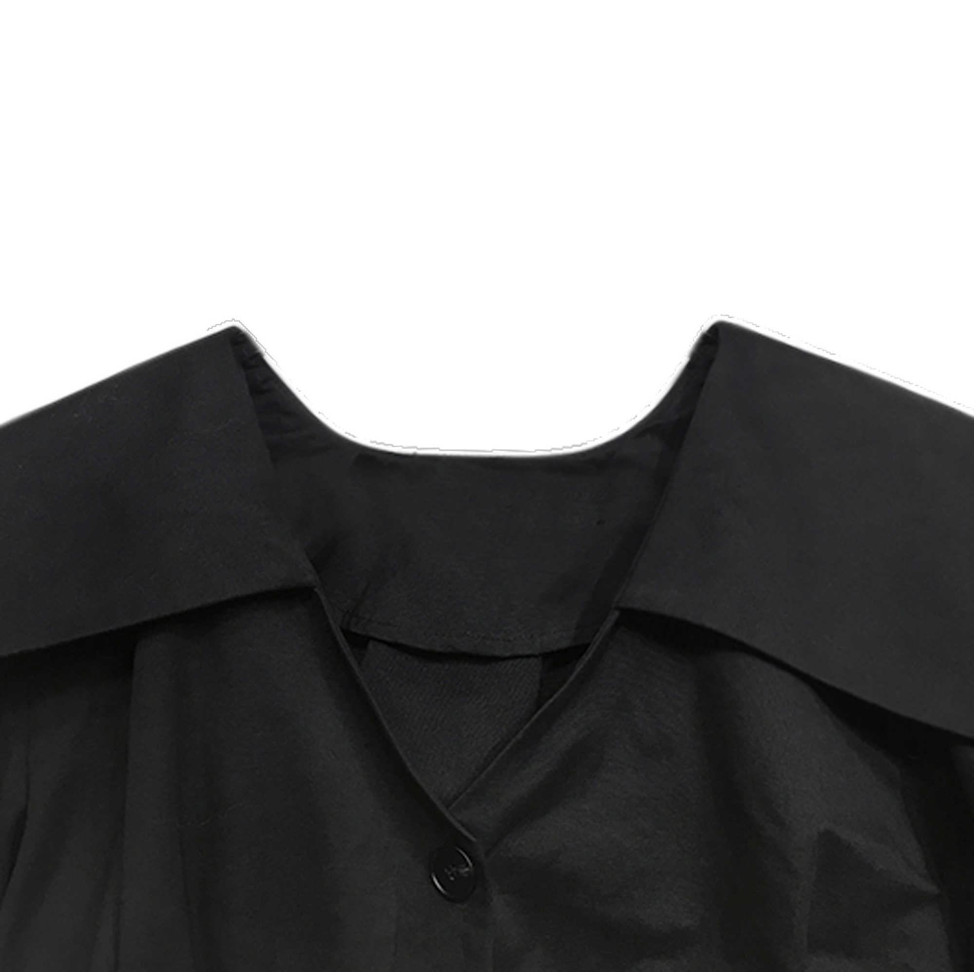 VANOVICH Korean Spring and Summer Women's Fashion Turn-down Collar Pleated Sleeve Shirt Long Blouse 210615Z