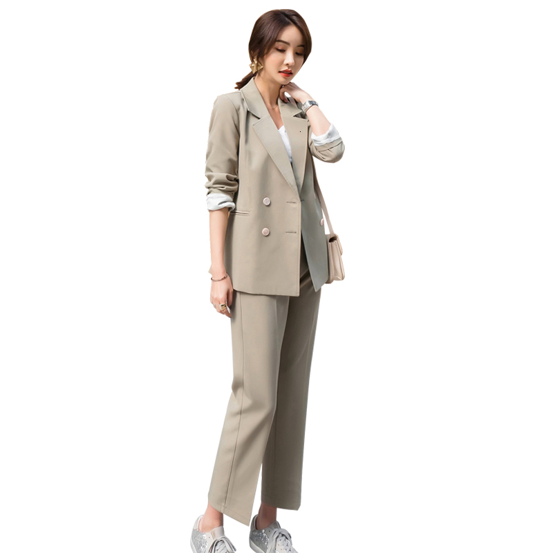 2021 New Women Casual Piece Blazer Pant Suit Set Long Sleeve Elegant Office Wear Lady Business Suits Ladies Costume Femme Hazl, Black
2021 New Women Casual Piece Blazer Pant Suit Set Long Sleeve Elegant Office Wear Lady Business Suits Ladies Costume Femme Hazl, Black