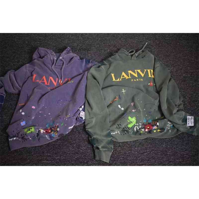 wash printed Dept. Lanvin gallerydept ins water color painting splash ink graffiti old co branded Hoodie langfanhoodies hooded jacket coats hoodies hoodie yzz, Green (old)
wash printed Dept. Lanvin gallerydept ins water color painting splash ink graffiti old co branded Hoodie langfanhoodies hooded jacket coats hoodies hoodie yzz, Green (old)