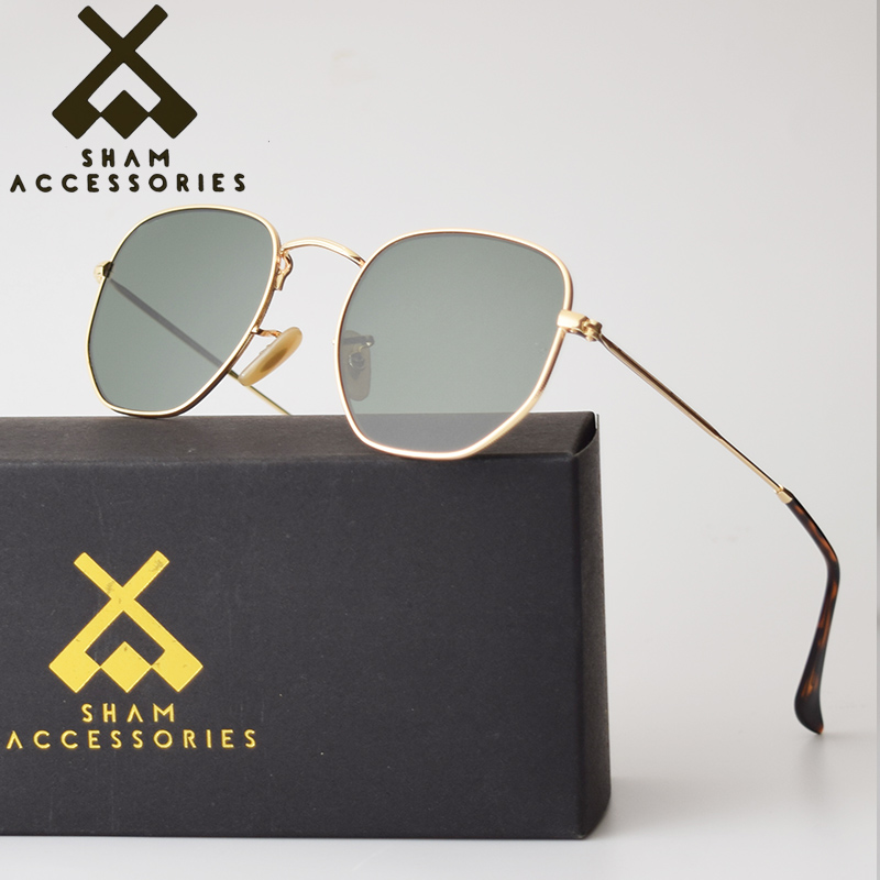 Top Quality Hexagonal Sunglasses Men Women Real Glass Lenses Sun Glasses for Man Woman with Leather Case
Top Quality Hexagonal Sunglasses Men Women Real Glass Lenses Sun Glasses for Man Woman with Leather Case
