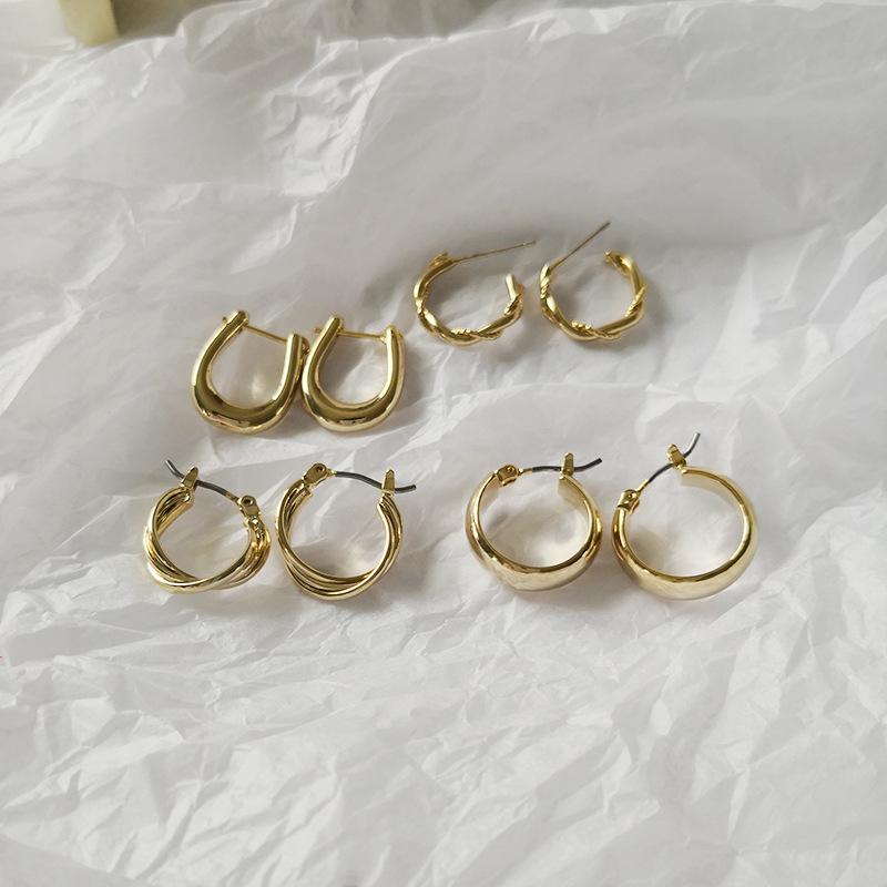 Hoop & Huggie DAVINI Geometric Vintage Copper Earrings Gold Silver Color Circle For Women Fashion Punk Jewelry Brincos MG161
Hoop & Huggie DAVINI Geometric Vintage Copper Earrings Gold Silver Color Circle For Women Fashion Punk Jewelry Brincos MG161