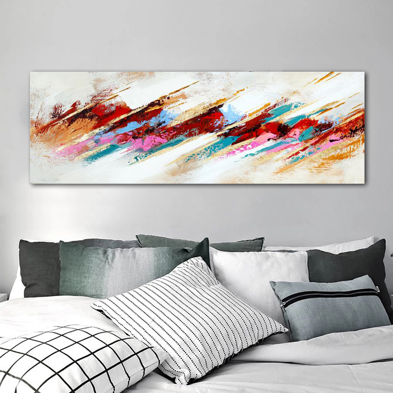 Bedside Home Decor Abstract Oil Painting Print On Canvas Landscape Posters Wall Art Pictures For Living Room Indoor Decorations
