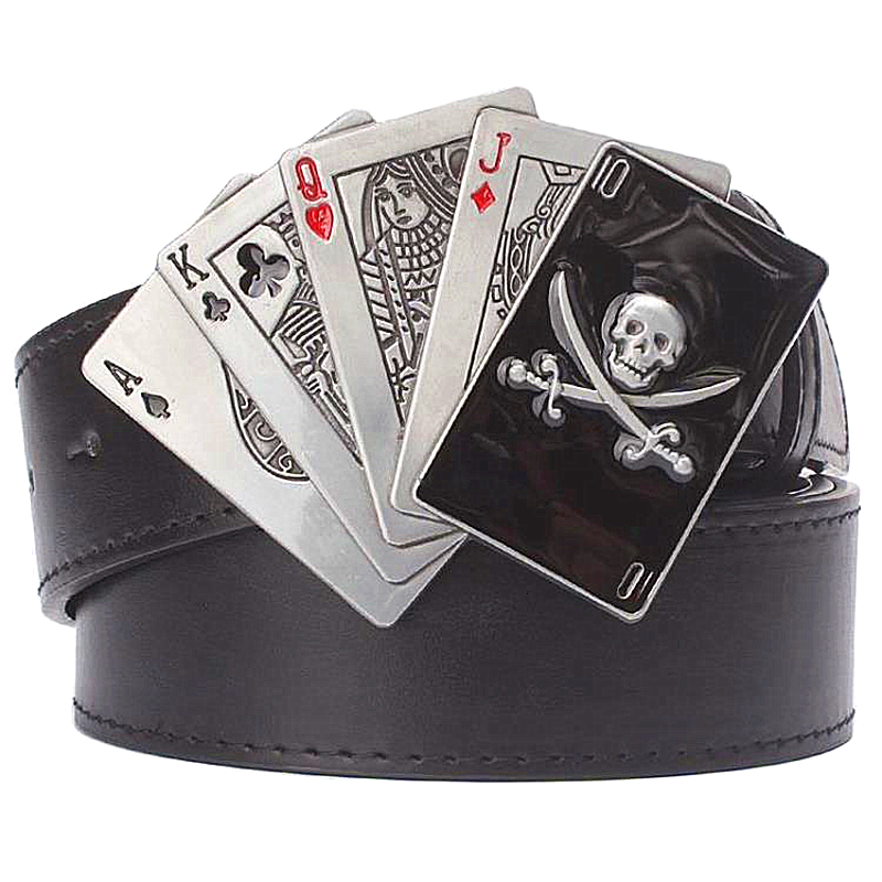2021 New Fashion Trendy Metal Buckle Big Head Belts Poker Gamble Lucky Playing Card Hip Hop Decorative Gift Belt Tqzh, Black
2021 New Fashion Trendy Metal Buckle Big Head Belts Poker Gamble Lucky Playing Card Hip Hop Decorative Gift Belt Tqzh, Black
