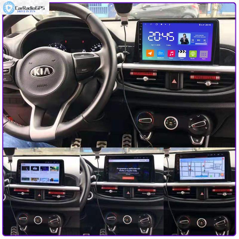 Car dvd Radio GPS Navigation Multimedia Player For Kia PICANTO 2016-2018 2019DSP 10 Inch 4G RAM 64G ROM Android
