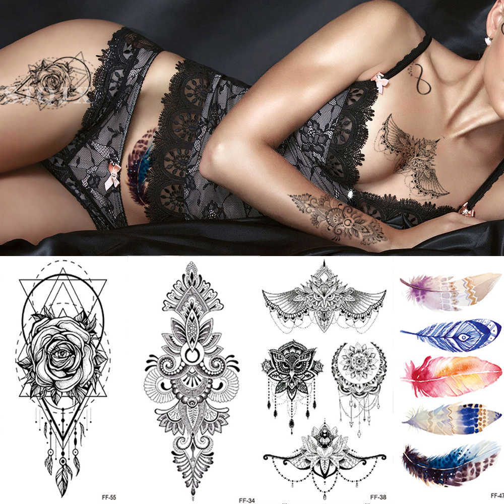 Temporary Black Jewelry Triangle Fake Tattoo Stickers Watercolor Rose Flower Women Tattoos Girl Kids Cartoon Body Art Arm Tatoo
Temporary Black Jewelry Triangle Fake Tattoo Stickers Watercolor Rose Flower Women Tattoos Girl Kids Cartoon Body Art Arm Tatoo
