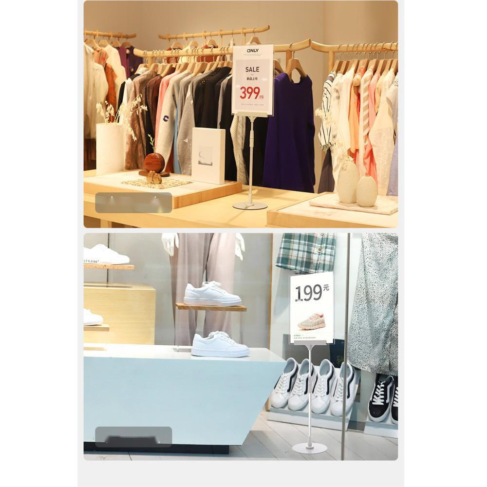 Clothing Store A4 Advertising Poster Promotion Price Card Display Frame Photo Holder