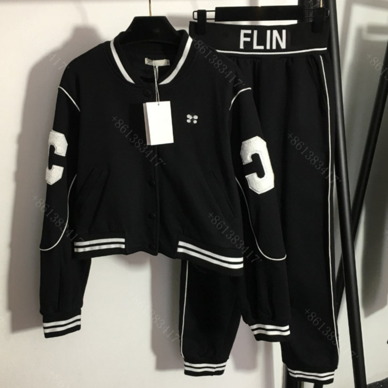 High-end brand women casual tracksuit ste zipper jacket hoodies elastic waist pant two-piece set designer clothes womens wholesale
High-end brand women casual tracksuit ste zipper jacket hoodies elastic waist pant two-piece set designer clothes womens wholesale
