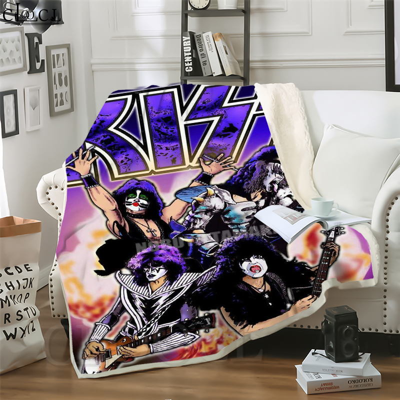 CLOOCL New Metal Rock Kiss Band 3D Print Street Style Air Conditioning Blanket Teens Bedding Throw Blankets Plush Quilt
CLOOCL New Metal Rock Kiss Band 3D Print Street Style Air Conditioning Blanket Teens Bedding Throw Blankets Plush Quilt