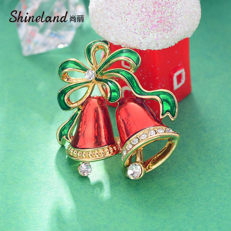 Pins, Brooches Shineland High Quality Enamel Red Christmas Jingle Bell Women Men Rhinestone Brooch Pins Jewelry Coat Dress Accessories
Pins, Brooches Shineland High Quality Enamel Red Christmas Jingle Bell Women Men Rhinestone Brooch Pins Jewelry Coat Dress Accessories