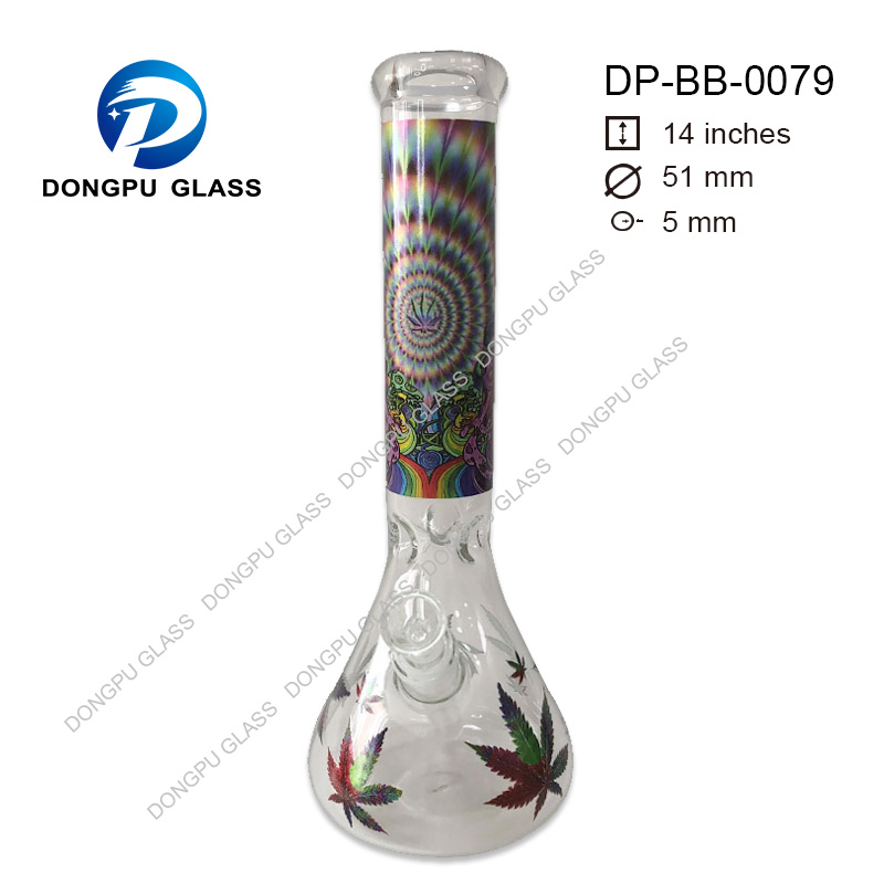 DongPu printing bongs 14'' new somking pipe design Esigo high quality classic beaker hookah smoking recyclers dab rigs trippy
DongPu printing bongs 14'' new somking pipe design Esigo high quality classic beaker hookah smoking recyclers dab rigs trippy