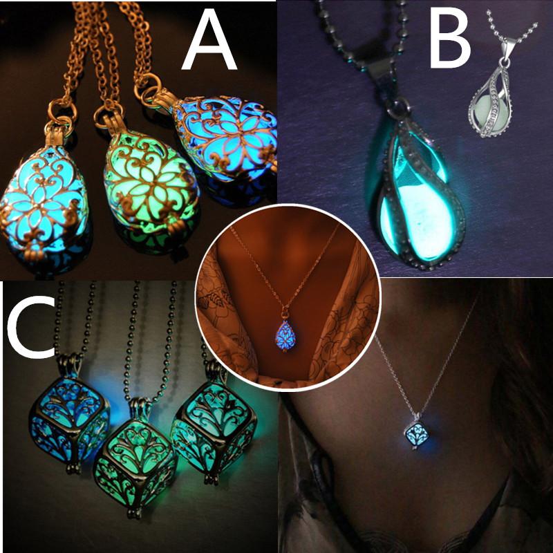 Pendant Necklaces Fashion Luminous Stone Chain Necklace Fluorescent Waterdrop Teardrop Natural Crystal Gem Chains
Pendant Necklaces Fashion Luminous Stone Chain Necklace Fluorescent Waterdrop Teardrop Natural Crystal Gem Chains