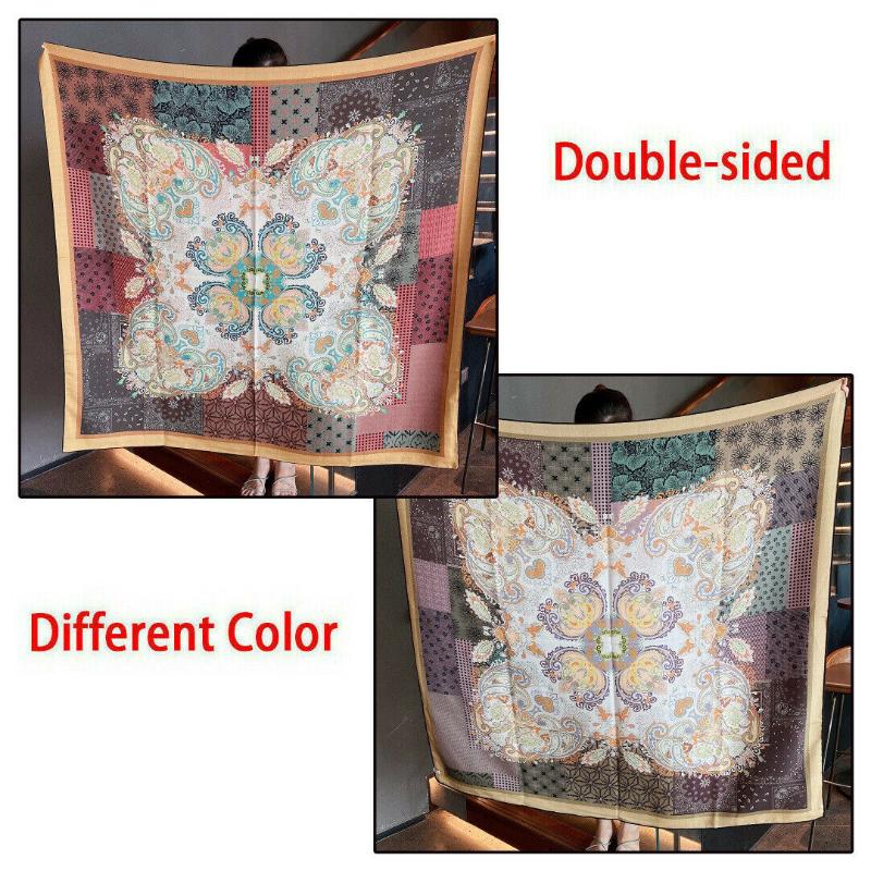 Scarves 70% Cashmere 30% Silk Scarf Women Fashion Boho Shawl Stole Double-sided Paisley Flower Kerchief Bandana Hijab 135*135cm
Scarves 70% Cashmere 30% Silk Scarf Women Fashion Boho Shawl Stole Double-sided Paisley Flower Kerchief Bandana Hijab 135*135cm