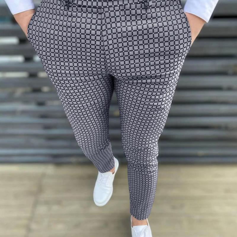 Men's Pants Autumn Men Plaid Spot Casual Slim Long Breathable Straight Trousers For Wedding Party, Black
Men's Pants Autumn Men Plaid Spot Casual Slim Long Breathable Straight Trousers For Wedding Party, Black