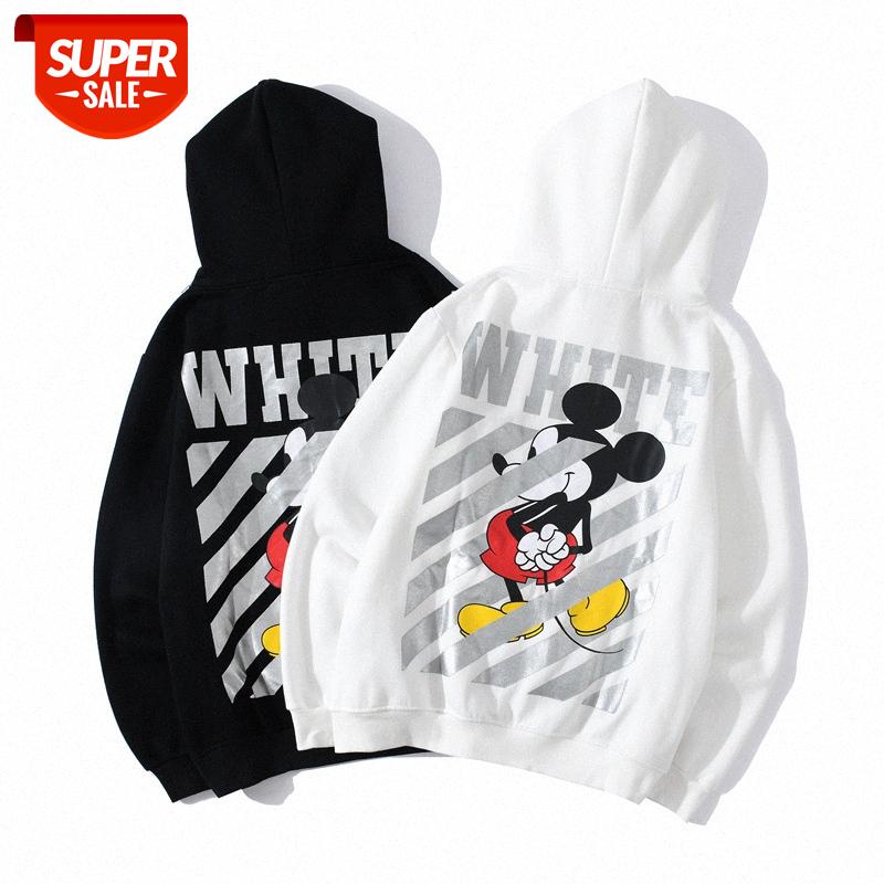 Trendy Brand Men's OW Source Mouse Series Loose Hooded Sweater Long Sleeve #Dp2X, White;black
Trendy Brand Men's OW Source Mouse Series Loose Hooded Sweater Long Sleeve #Dp2X, White;black