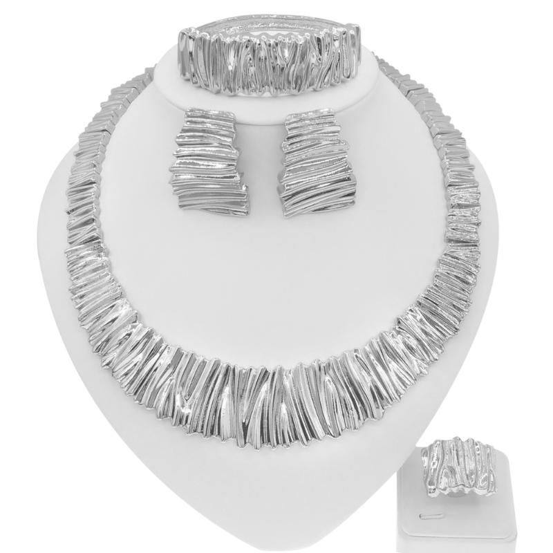 Earrings & Necklace Selling Portable Bright Exquisite Jewelry Set Ladies Birthday Gift Wedding Bridal High Quality, As pic
Earrings & Necklace Selling Portable Bright Exquisite Jewelry Set Ladies Birthday Gift Wedding Bridal High Quality, As pic