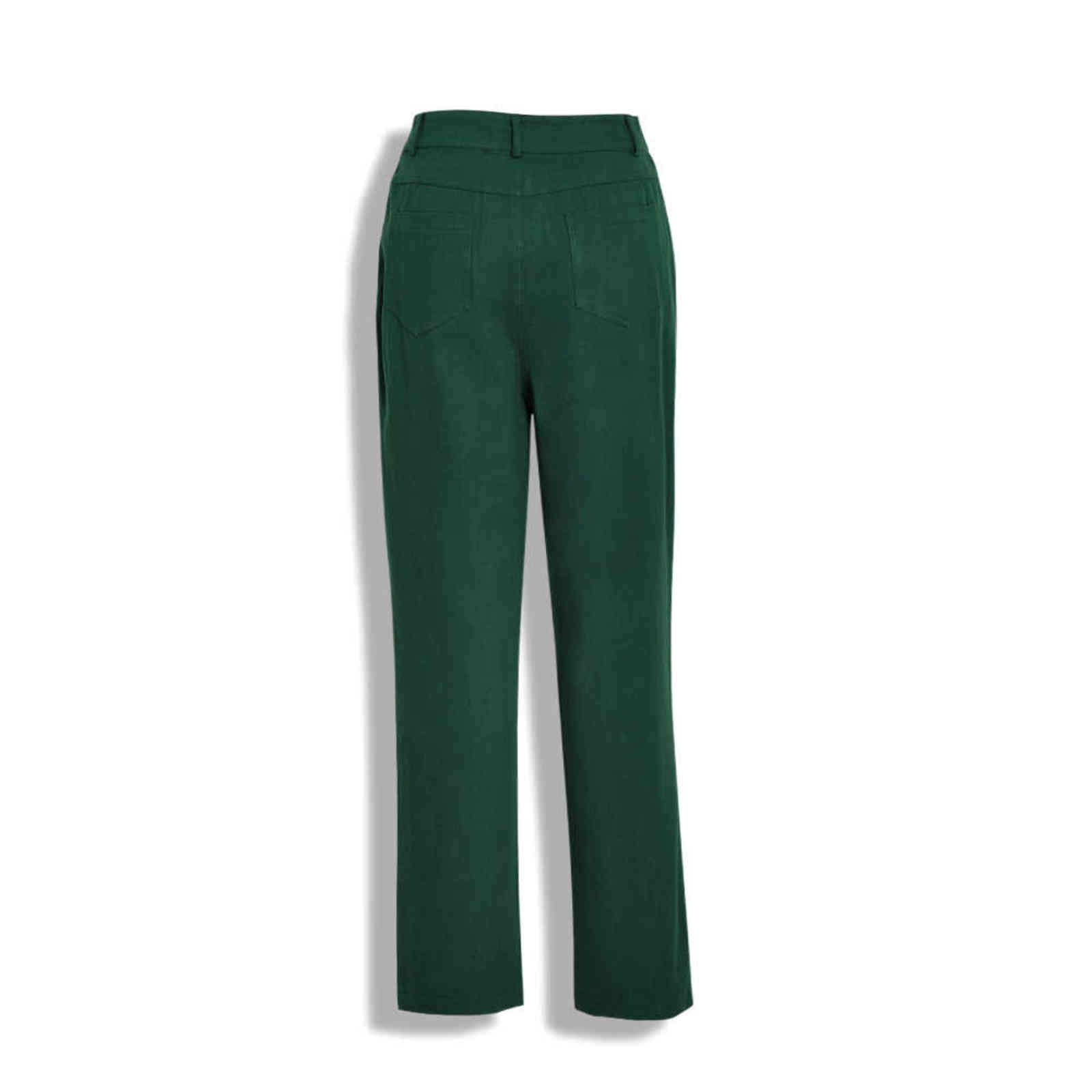 Jeans Women Pants Straight Solid Long Jeans Female Streewear Denim Fabric Trousers Straight High Saist Women Pants Vintage Jeans 211112