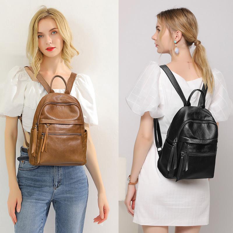 Luxury Backpack Women Bags Designer High Quality Vintage Soft Leather School Backpacks Female Shoulder Bags Bagpack For Girls, Black
Luxury Backpack Women Bags Designer High Quality Vintage Soft Leather School Backpacks Female Shoulder Bags Bagpack For Girls, Black