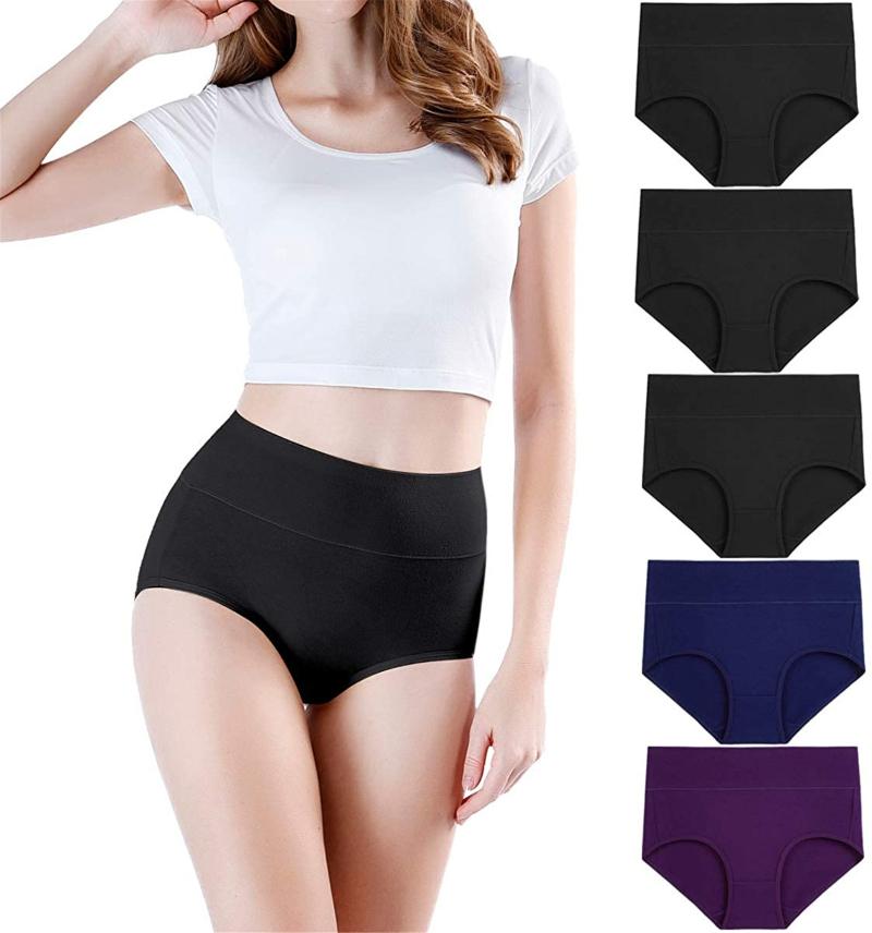 Women's Panties Solid Color Underwear Women Set Natural Cotton Soft Stretch Lingerie Breathable Briefs Female Full Coverage Panty, Multicolora
Women's Panties Solid Color Underwear Women Set Natural Cotton Soft Stretch Lingerie Breathable Briefs Female Full Coverage Panty, Multicolora