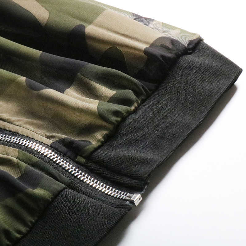 PGSD Spring Summer Long sleeve zipper Sunscreen jacket Women clothes Casual holiday Loose camouflage thin coat female 211014