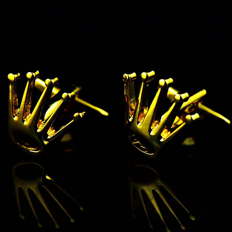 Jewelry Pouches, Bags 1 Pairs Crown Sleeve Nails Men's Shirt Cufflinks Silver Cuff Links Buttons Clothing Accessories
Jewelry Pouches, Bags 1 Pairs Crown Sleeve Nails Men's Shirt Cufflinks Silver Cuff Links Buttons Clothing Accessories