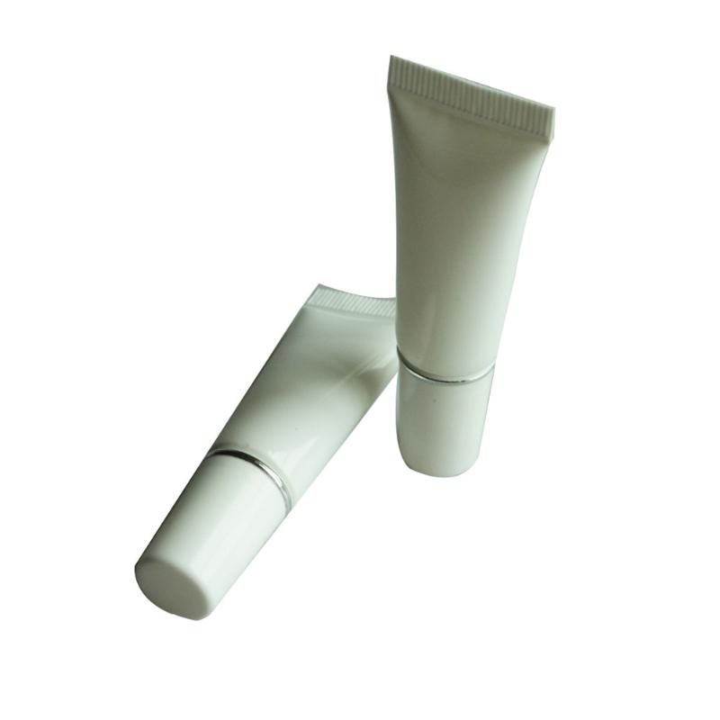 5 pcs Spiral Flat Cap Bottle 5ml Empty Portable Travel Tube White Hose Lotion Bottle Cosmetic Container