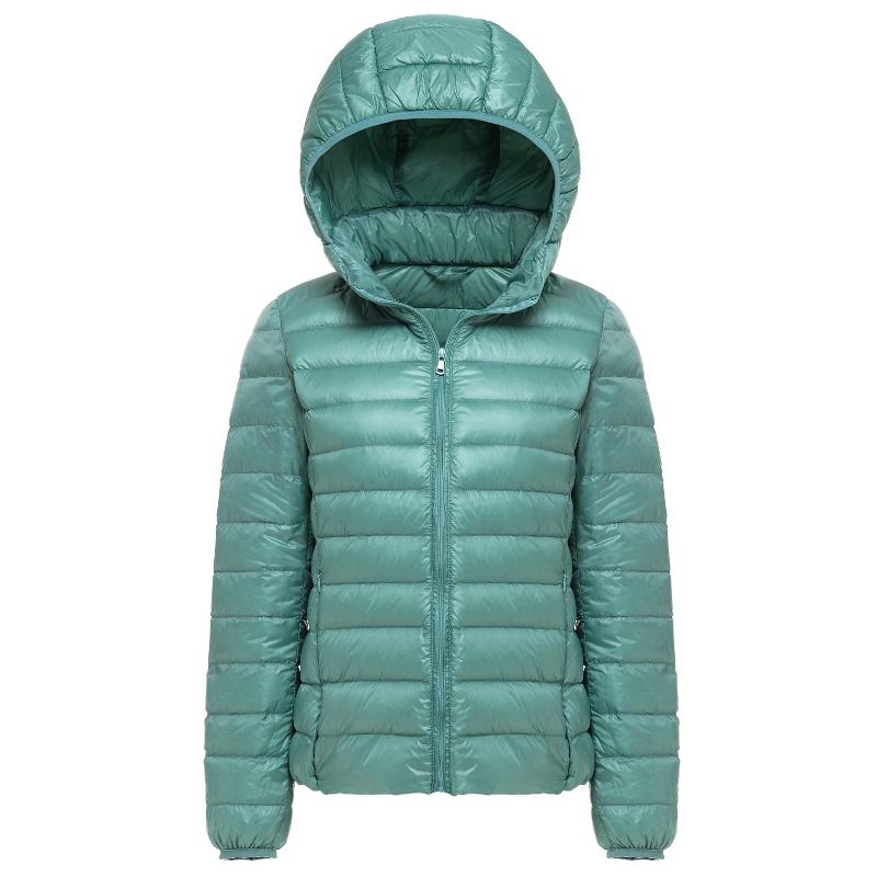 Women's Down & Parkas Autumn Winter Women Ultralight Thin Jacket 90% White Duck Hooded Jackets Warm Coat Parka Female Portable Outwear
