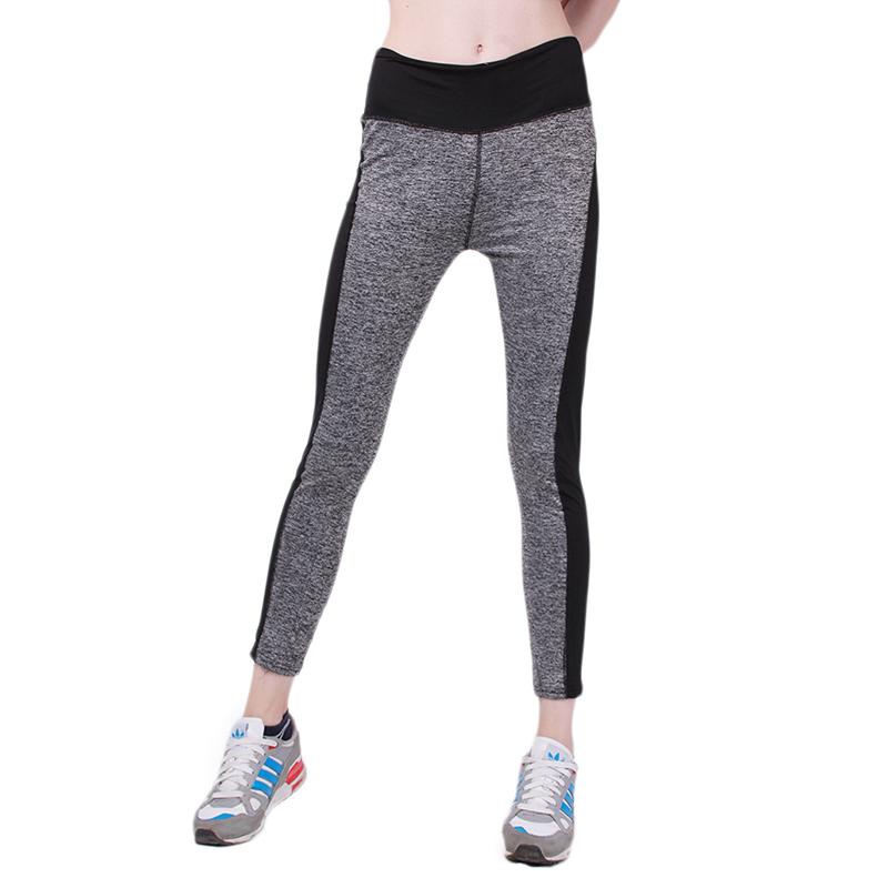 Women Fitness Push-up Elastic Leggings Pants Gray Black Patchwork New Women Yoga Pants Sports Exercise Jogging Female, As pic 
Women Fitness Push-up Elastic Leggings Pants Gray Black Patchwork New Women Yoga Pants Sports Exercise Jogging Female, As pic