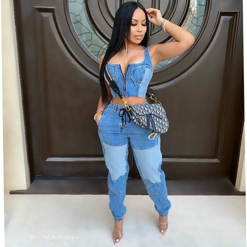 2021 New Sexy Blue 2-piece Outfits High Waist Zip Two Piece Set Denim Women L5054 Rm5m, Beige
2021 New Sexy Blue 2-piece Outfits High Waist Zip Two Piece Set Denim Women L5054 Rm5m, Beige