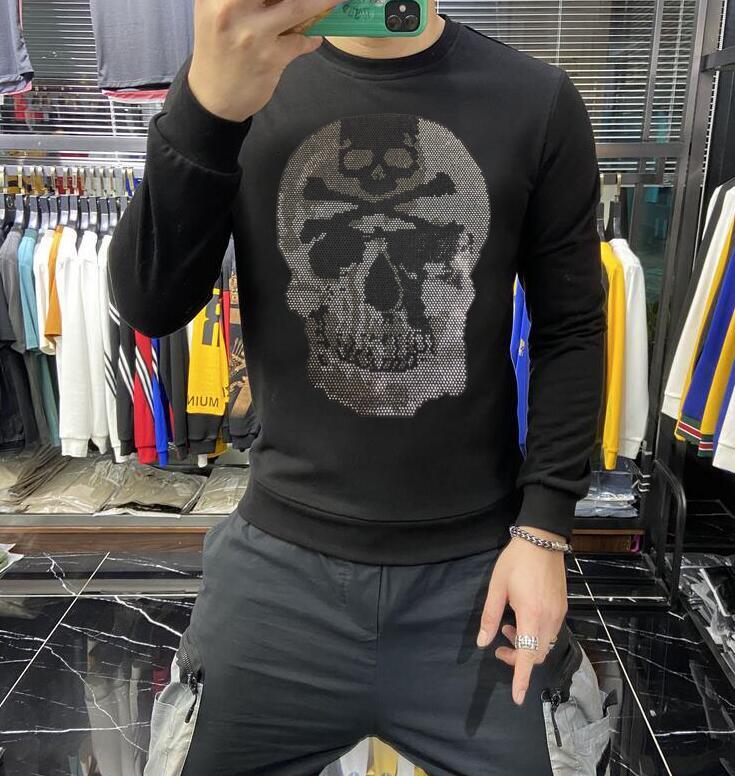 New 2021 Autumn Men Long Sleeve Hot Drill Sweatshirts Clothes Top Quality Rhinestones Hoodies Obvu, As shown
New 2021 Autumn Men Long Sleeve Hot Drill Sweatshirts Clothes Top Quality Rhinestones Hoodies Obvu, As shown