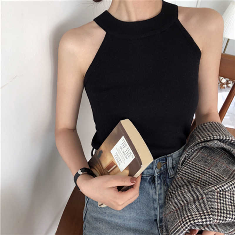 Off Shoulder Women Spring Summer Style Knitted Blouses Shirts Lady Casual Halter Collar Sleeveless Blusas Tops DF2971 210609, White
Off Shoulder Women Spring Summer Style Knitted Blouses Shirts Lady Casual Halter Collar Sleeveless Blusas Tops DF2971 210609, White
