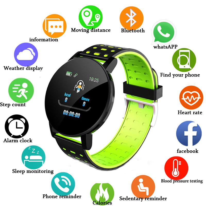 2021 New 119Plus Smart Watch Men Blood Pressure Smartwatch Women Watch Sport Tracker WhatsApp For Android Ios PK B57 116 D13 M4g, 119plus-gray
2021 New 119Plus Smart Watch Men Blood Pressure Smartwatch Women Watch Sport Tracker WhatsApp For Android Ios PK B57 116 D13 M4g, 119plus-gray