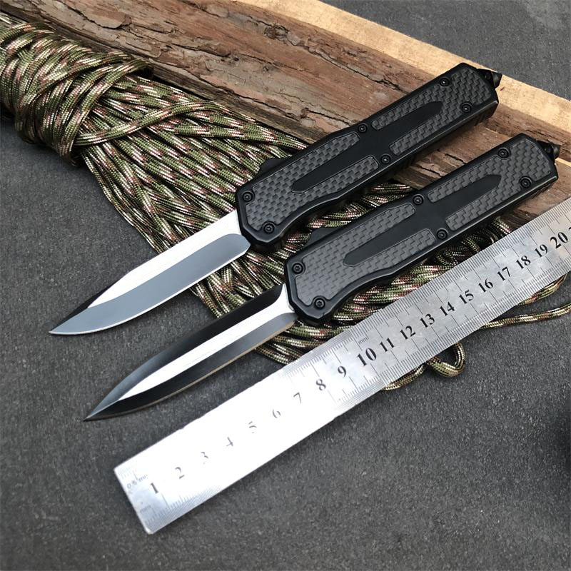 1Pcs Automatic Tactical Knife 440C Black Oxide + Wire Drawing (Two-tone) Blade Zn-al Alloy Handle EDC Pocket Knives With Nylon Bag
1Pcs Automatic Tactical Knife 440C Black Oxide + Wire Drawing (Two-tone) Blade Zn-al Alloy Handle EDC Pocket Knives With Nylon Bag