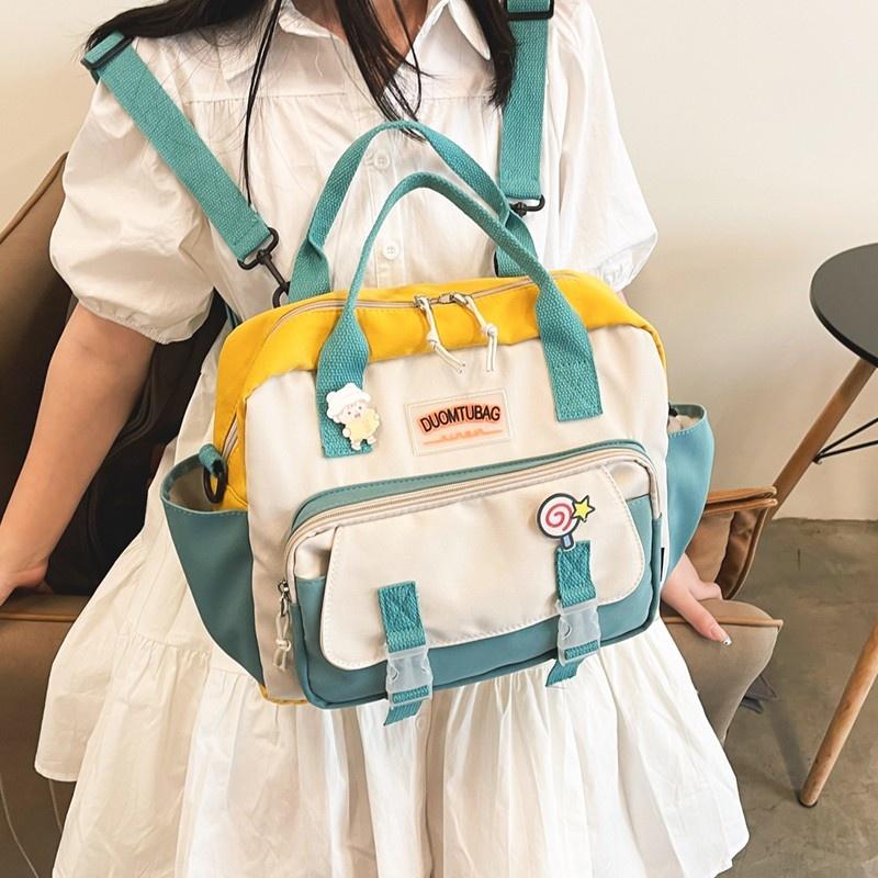 School Bags Fashion Women Backpack Trendy Nylon Waterproof Bag For Girls Large Capacity With Many Pockets Messenger, Black
School Bags Fashion Women Backpack Trendy Nylon Waterproof Bag For Girls Large Capacity With Many Pockets Messenger, Black