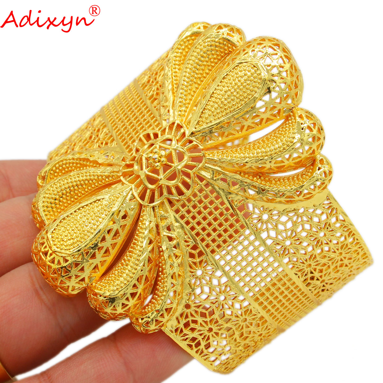 Adixyn Luxury Dubai Wide Bracelet&Bangle for Women Gold Color African India Jewelry Bridal Wedding banquet Gifts N01231
Adixyn Luxury Dubai Wide Bracelet&Bangle for Women Gold Color African India Jewelry Bridal Wedding banquet Gifts N01231
